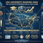 USA University Ranking 2026 Professional Infographic Comparing USA University Rankings, Tuition Matrix, and Graduate ROI for 2026 - Articles Insight