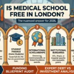 Comparison infographic: Is medical school free in London? 5 funding secrets to save £40,000+.