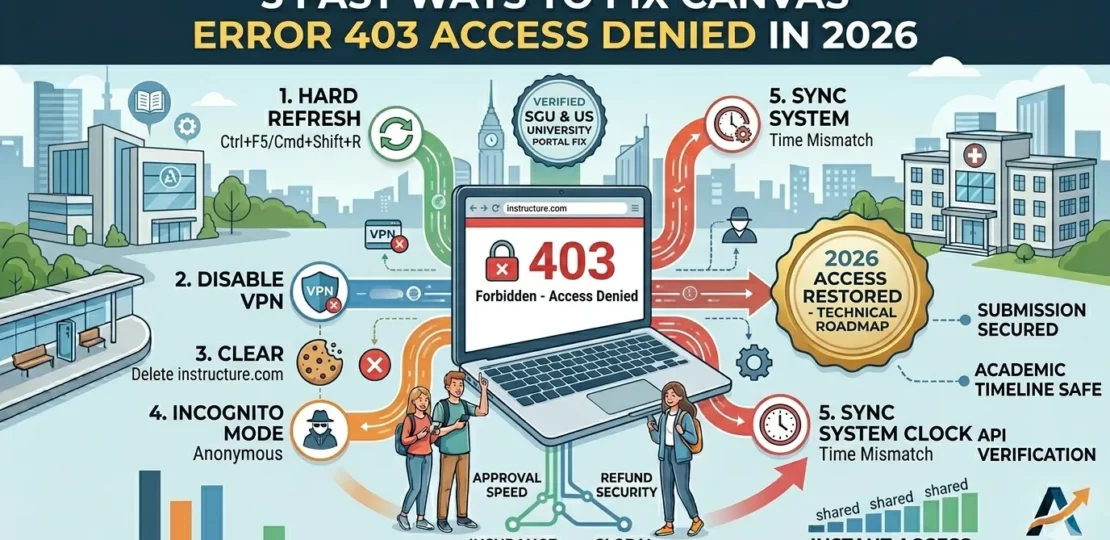 Get the Best Fix Canvas Error 403 Guide 2026