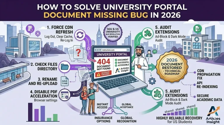 How to Solve University Portal Document Missing Bug in 2026