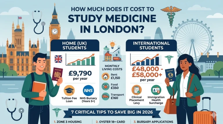 How Much Does It Cost to Study Medicine in London? 7 Critical Tips to Save Big in 2026