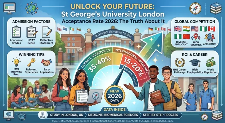 The Truth About St George’s University London Acceptance Rate 2026: How Hard Is It Really?
