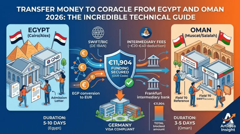 Transfer Money to Coracle from Egypt and Oman 2026: The Incredible Technical Guide