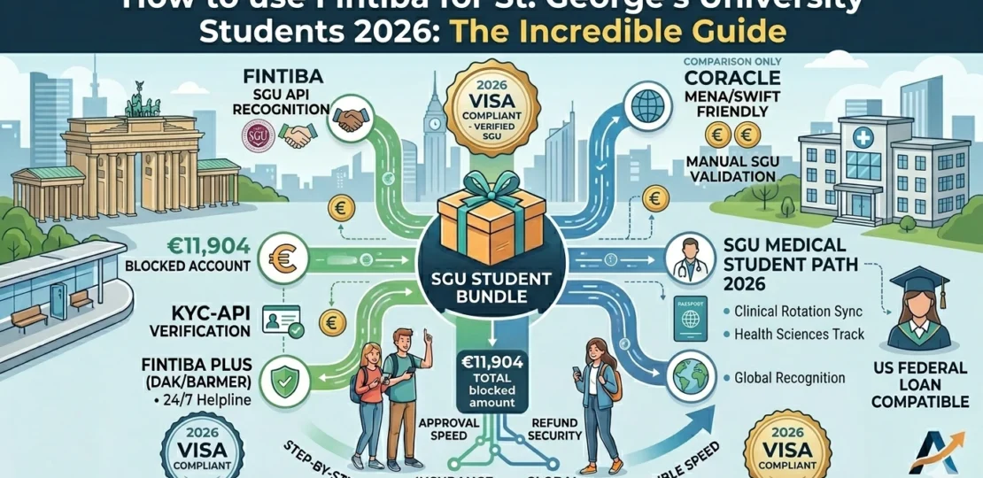 Fintiba for St. George’s University Students 2026: Technical Step-by-Step Guide Infographic