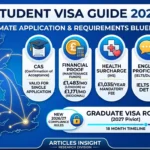 UK Student Visa Guide 2026 professional Infographic Comparing UK University Tiers, Tuition Fees Matrix, 18-Month Visa Rule, and Graduate ROI for 2026/27 Intake - Articles Insight