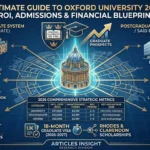 Oxford University 2026 Admissions and Campus Infographic
