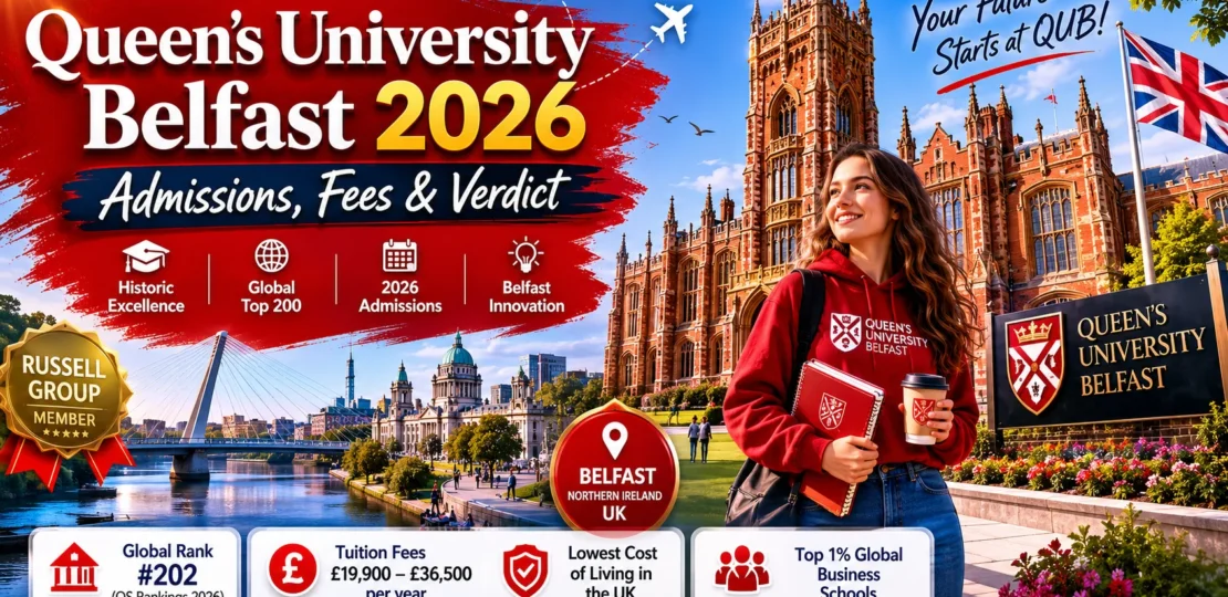 Queen's University Belfast 2026 Admissions, Fees & Verdict