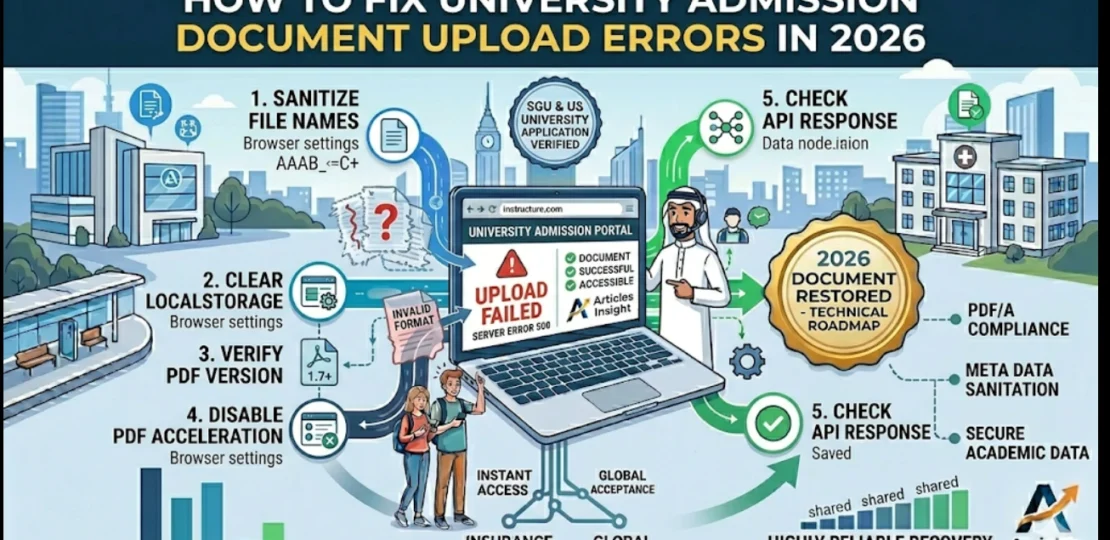 Get the Best Fix University Admission Document Upload Errors Guide 2026