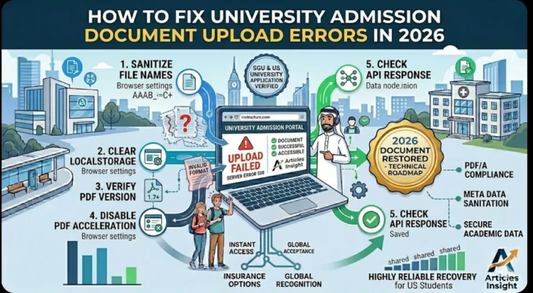 How to Fix University Admission Document Upload Errors 2026