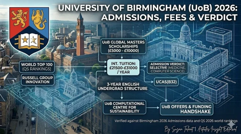 University of Birmingham 2026: Admissions, Fees & Verdict