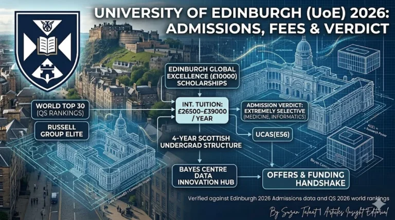 University of Edinburgh 2026: Admissions, Fees & Verdict