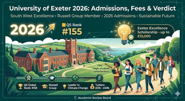 University of Exeter 2026: Admissions, Fees & Verdict